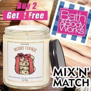 Bath and Body Works Merry Cookie Single Wick Candle